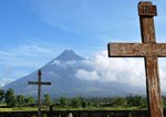 Cagsawa Ruins and Mayon Volcano