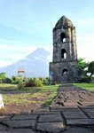 Cagsawa Ruins and Mayon Volcano