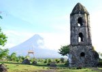 Cagsawa Ruins and Mayon Volcano